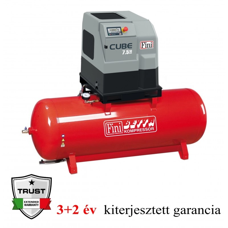 Fini Csavarkompresszor hűtveszárítóval CUBE 7.5-10-500 ES